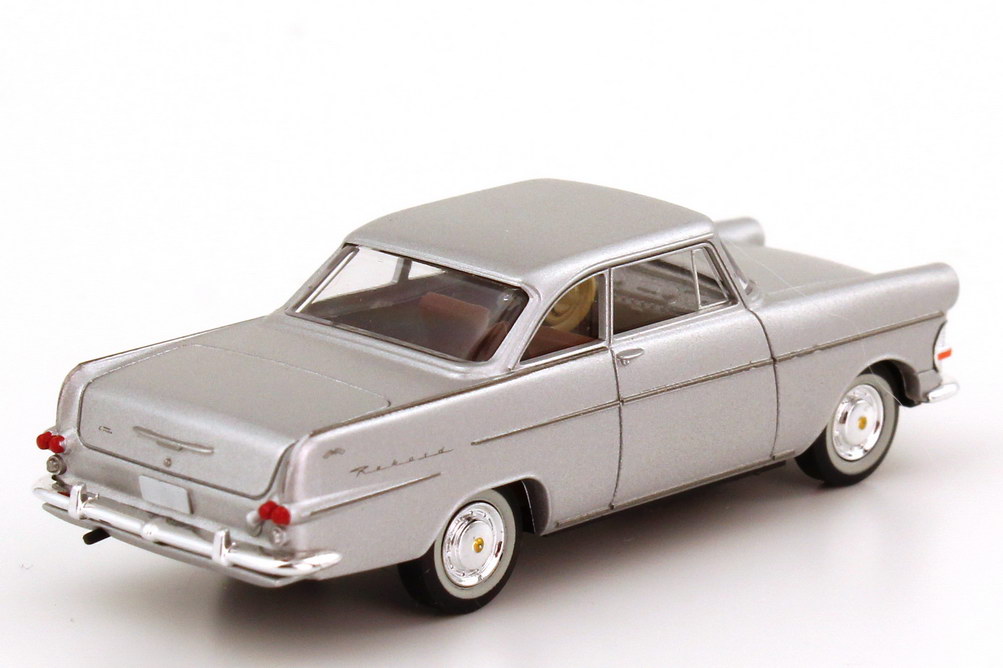 Foto 1:87 Set-Packung 25 Jahre Brekina Automodelle (Alfa Romeo Giulia + Opel Rekord PII Coupé + Ford Taunus XL + VW T2 Bus silber-met.) Brekina 90399