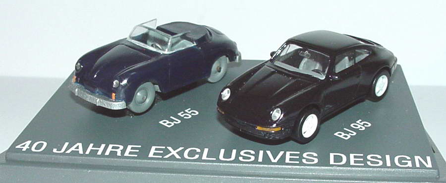 Foto 1:87 40 Jahre exclusives Design (Porsche 356 Cabrio + Porsche 993) euromodell