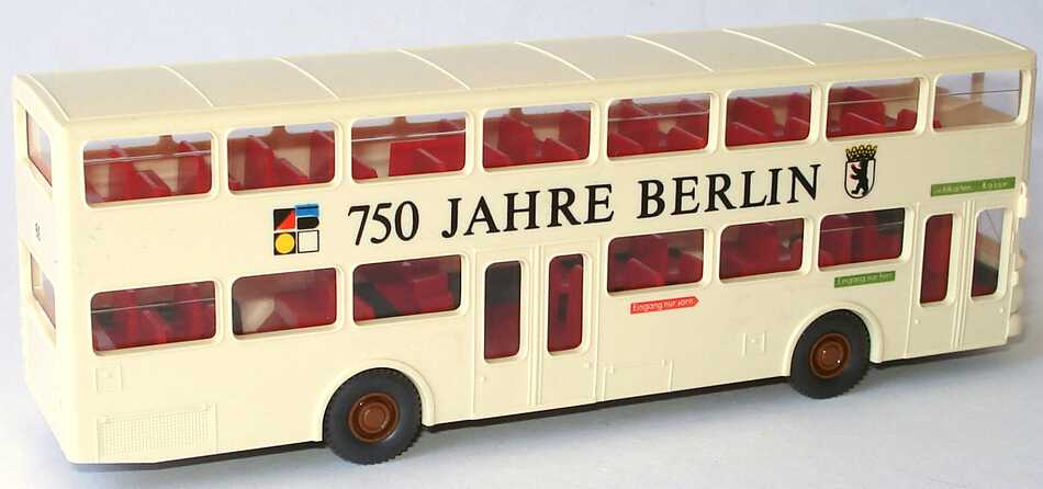Foto 1:87 750 Jahre Berlin Omnibus-Set (MAN SD 200 + Büssing D2U + D38) Wiking