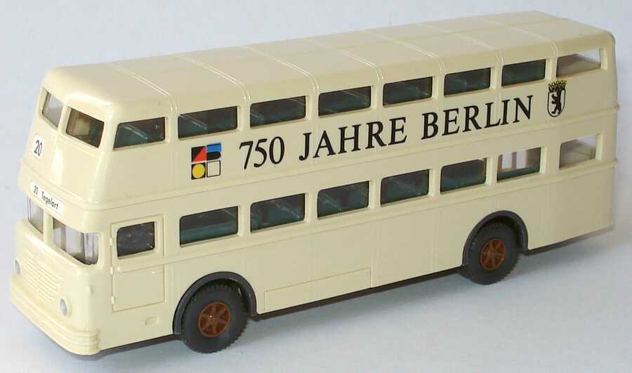 Foto 1:87 750 Jahre Berlin Omnibus-Set (MAN SD 200 + Büssing D2U + D38) Wiking