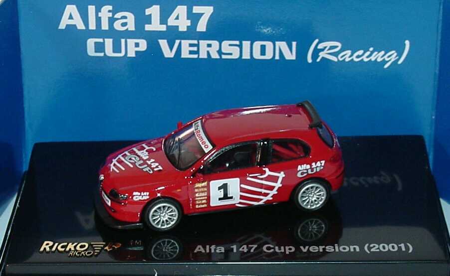 Foto 1:87 Alfa Romeo 147 Cup-Version Alfa 147 Cup Nr.1 Ricko 38836