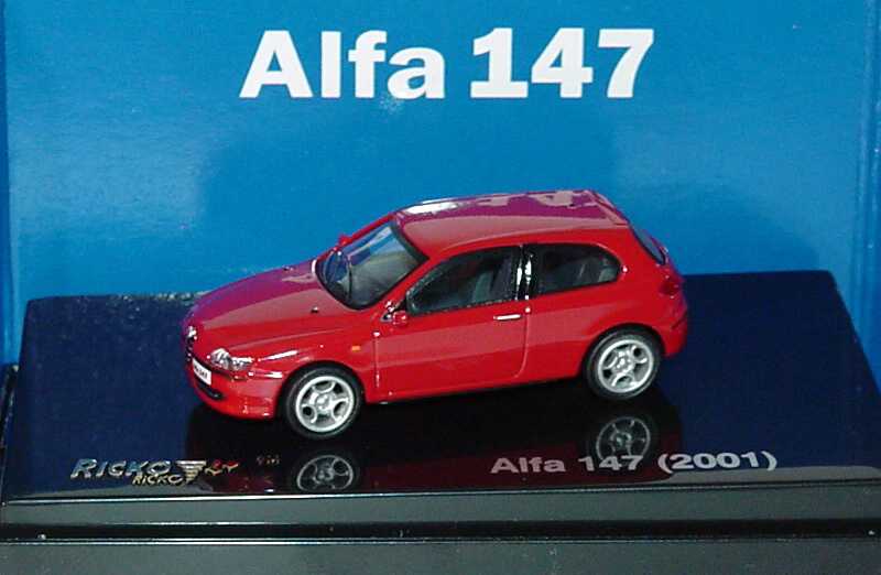 Foto 1:87 Alfa Romeo 147 rot Ricko 38811