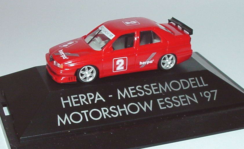 Foto 1:87 Alfa Romeo 155 STW Herpa, Messemodell Motorshow Essen ´97 Nr.2 herpa