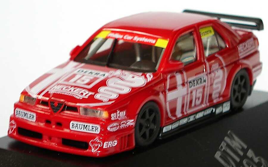 Foto 1:87 Alfa Romeo 155 V6 TI DTM 1993 Schübel Nr.15, Francia herpa 036023