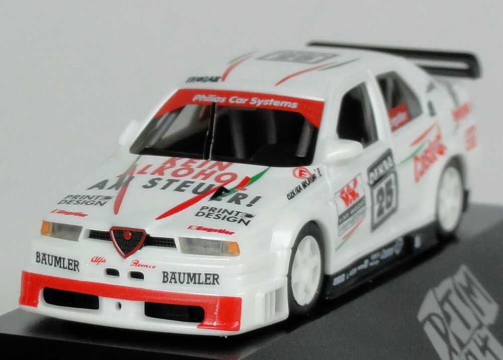 Foto 1:87 Alfa Romeo 155 V6 TI DTM 1994 Engstler, Herpa, Kein Alkohol am Steuer Nr.25, Engstler herpa 036078
