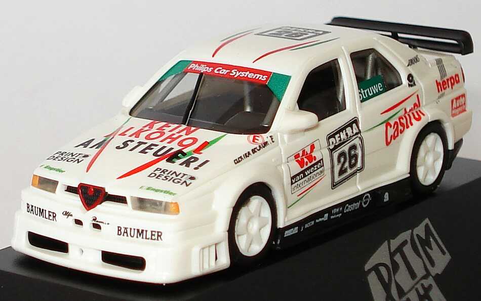 Foto 1:87 Alfa Romeo 155 V6 TI DTM 1994 Engstler, Herpa, Kein Alkohol am Steuer Nr.26, Struwe herpa 036061