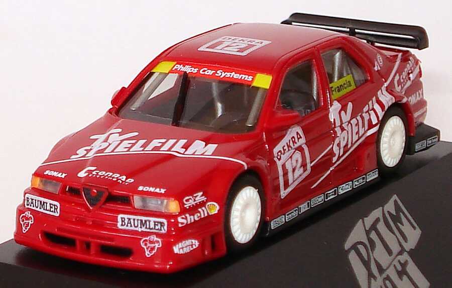 Foto 1:87 Alfa Romeo 155 V6 TI DTM 1994 Schübel, TV Spielfilm Nr.12, Francia herpa 036092