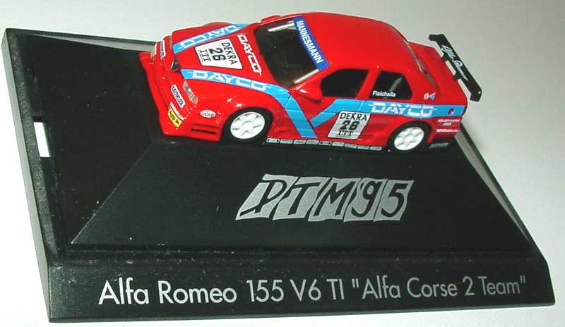 Foto 1:87 Alfa Romeo 155 V6 TI DTM 1995 Alfa Corse 2, Dayco Nr.26, Fisichella herpa 036559