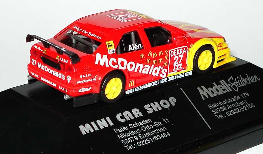 Foto 1:87 Alfa Romeo 155 V6 TI DTM 1995 McDonald´s Nr.27, Alen ITC ´95 Helsinki herpa