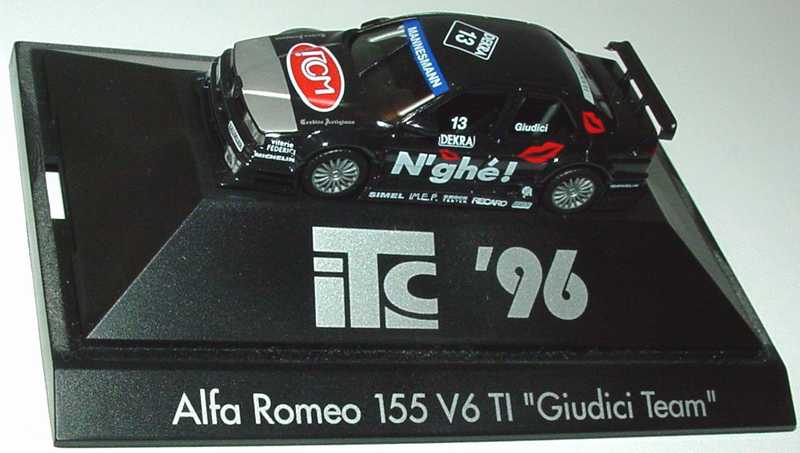 Foto 1:87 Alfa Romeo 155 V6 TI ITC 1996 Giudici, N´ghé! Nr.13, Gianni Giudici herpa 036870