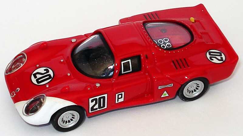 Foto 1:87 Alfa Romeo 33.2 Daytona Racing (1968) Nr.20 (ohne PC-Box) Ricko 38832