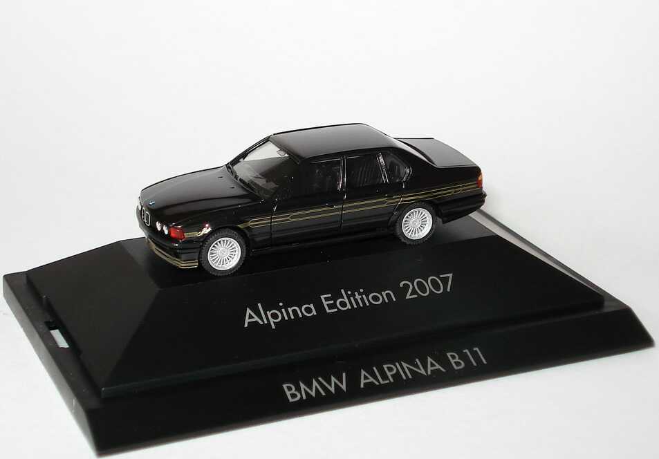 Foto 1:87 Alpina B11 3,5 (E32) schwarz Alpina Edition 2007 herpa 101752