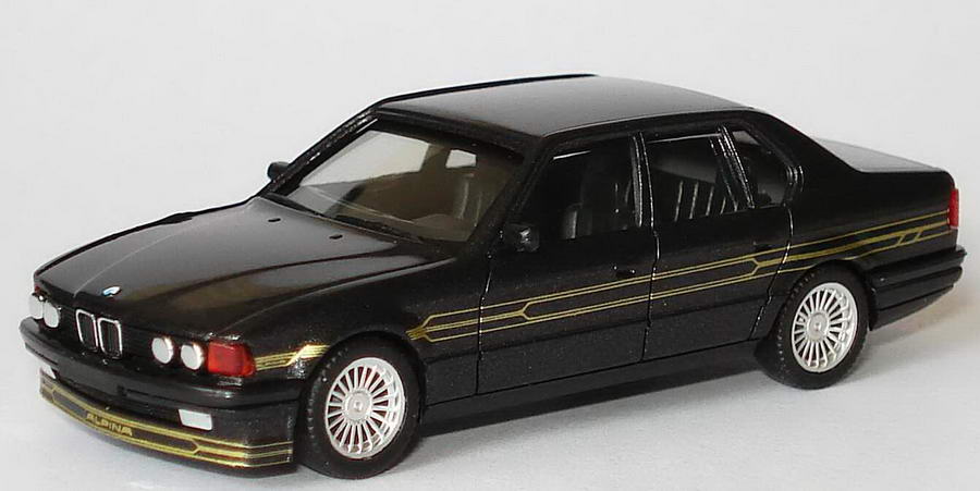 Foto 1:87 Alpina B11 3,5 (E32) schwarz-met. (ohne PC-Box) herpa 31043/146555