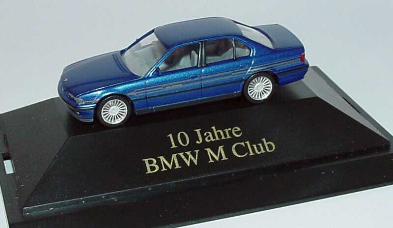 Foto 1:87 Alpina B12 5,7 (E38) estorilblau-met. 10 Jahre BMW M Club herpa