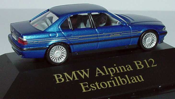 Foto 1:87 Alpina B12 5,7 (E38) estorilblau-met. 10 Jahre BMW M Club herpa