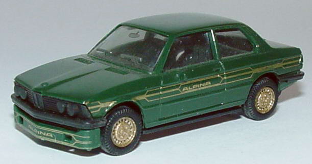 Foto 1:87 Alpina B6 2,8 (E21) dunkelgrün/gold herpa 3506