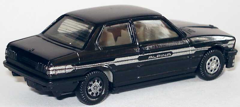 Foto 1:87 Alpina B6 2,8 (E21) schwarz/silber, IA grau herpa 3506