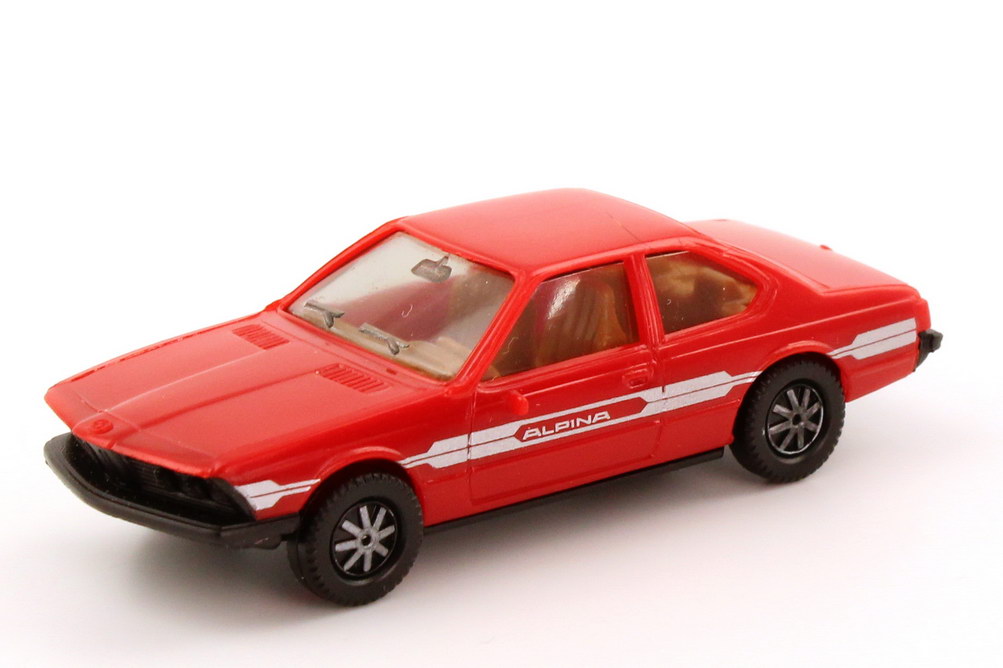 Foto 1:87 Alpina B7 Turbo Coupé (E24) rot/silber, ohne Frontspoiler herpa 3500