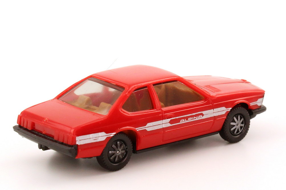 Foto 1:87 Alpina B7 Turbo Coupé (E24) rot/silber, ohne Frontspoiler herpa 3500