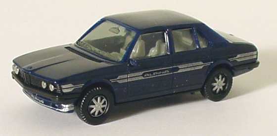 Foto 1:87 Alpina B7 Turbo (E12) stahlblau (IA grau) (silberne Scheinwerfer) herpa 3515/1A