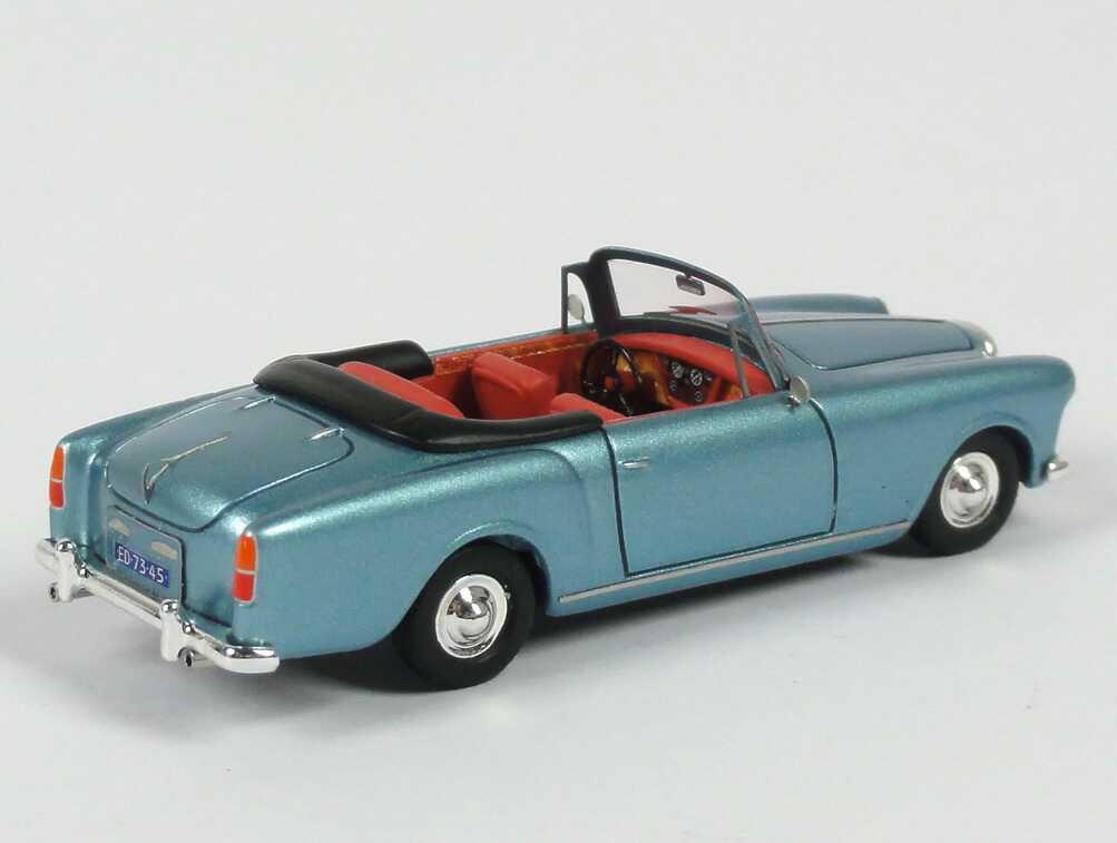 Foto 1:87 Alvis TD 21 DHC MK I Cabrio silber-blau-met. NEO Scale Models 87345