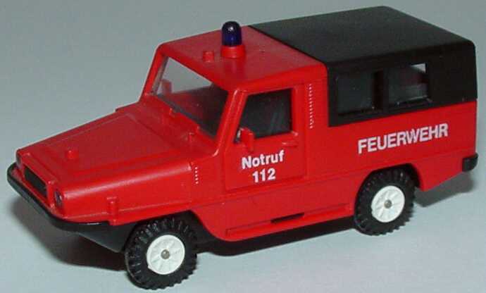 Foto 1:87 Amphi Ranger Feuerwehr rot Rietze