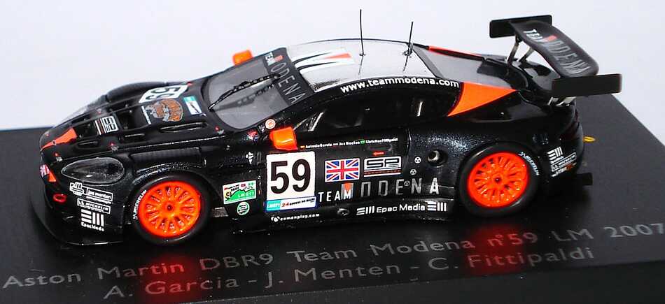 Foto 1:87 Aston Martin DBR9 24h von Le Mans 2007 Team Modena Nr.59, Garcia / Menten / C. Fittipaldi Spark 87S037