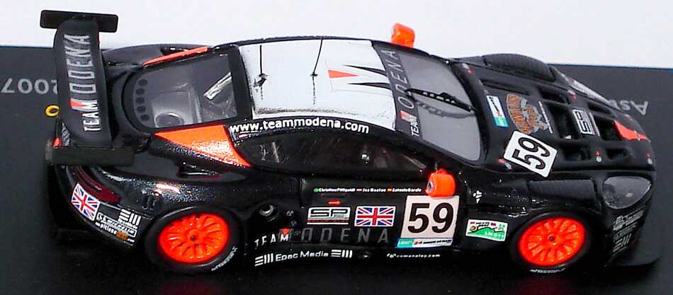 Foto 1:87 Aston Martin DBR9 24h von Le Mans 2007 Team Modena Nr.59, Garcia / Menten / C. Fittipaldi Spark 87S037
