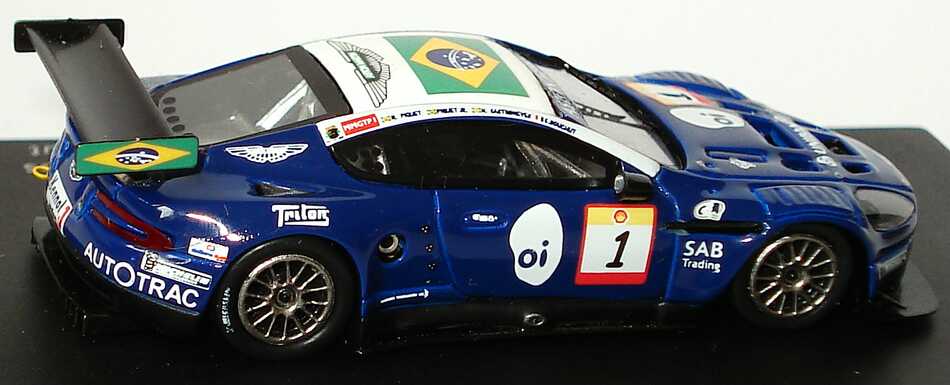 Foto 1:87 Aston Martin DBR9 Mil Milhas Brasil 2006 oi, Unibanco, Cirtek Motorsport Nr.1, Piquet Jr./ Castroneves / Bouchut (Sieger) Spark 87S025