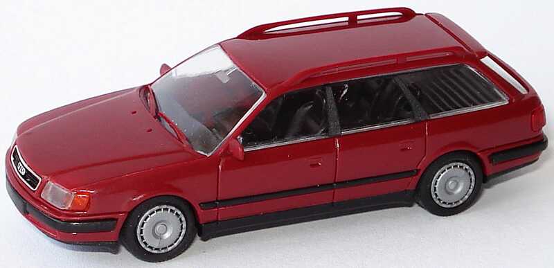 Foto 1:87 Audi 100 Avant (C4) dunkelweinrot (Radkappen) Rietze