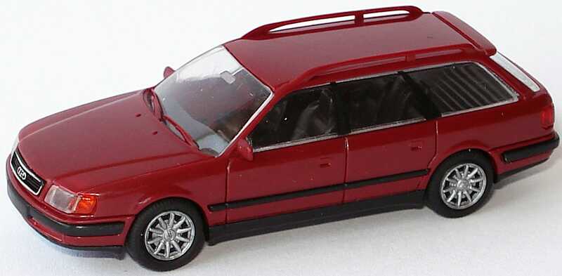 Foto 1:87 Audi 100 Avant (C4) dunkelweinrot (Speichenfelgen) Rietze