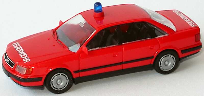 Foto 1:87 Audi 100 (C4) Feuerwehr rot Rietze 50420