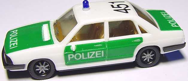 Foto 1:87 Audi 100 GL 5E Polizei 451 (IA beige) herpa