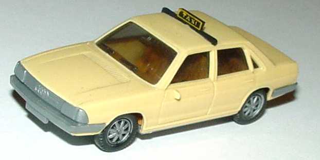 Foto 1:87 Audi 100 GL 5E Taxi elfenbein (Boden grau, IA beige) herpa