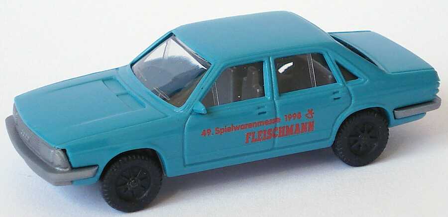 Foto 1:87 Audi 100 GL 5E blautürkis Spielwarenmesse 1998 Fleischmann