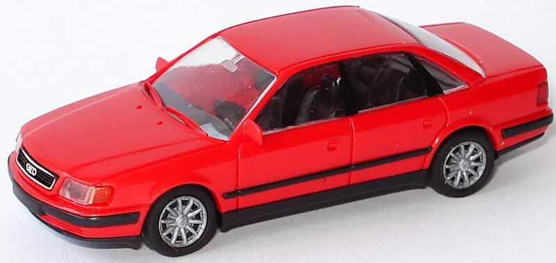 Foto 1:87 Audi 100 (C4) rot (Speichenfelgen) Rietze 10420