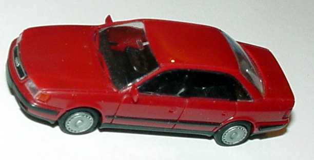 Foto 1:87 Audi 100 (C4) weinrot Rietze 10420