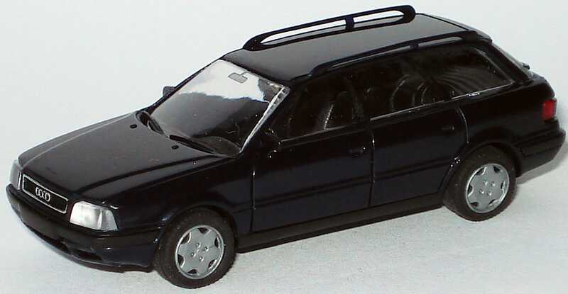 Foto 1:87 Audi 80 Avant dunkelblau Rietze 10500