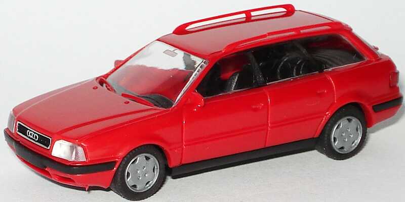 Foto 1:87 Audi 80 Avant rot Rietze 10500