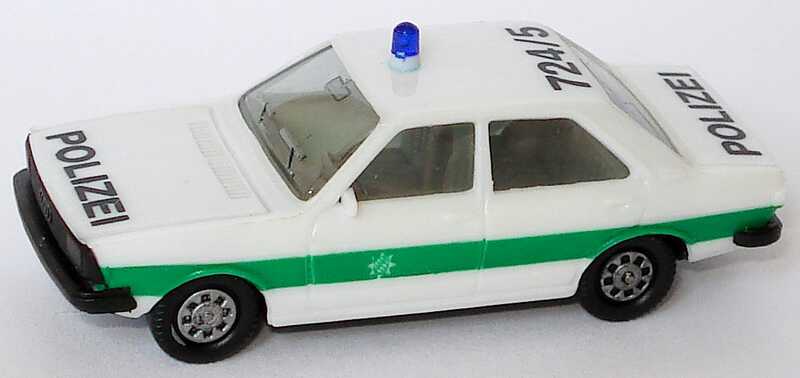 Foto 1:87 Audi 80 GTE Polizei bayrisch 724/5 (IA grau) herpa 4041/03A