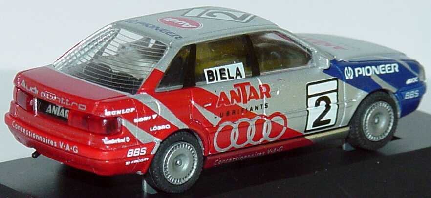 Foto 1:87 Audi 80 Mod. ´92 Antar-Pioneer-Audi Nr.2, Biela (Supertourisme ´93) Rietze