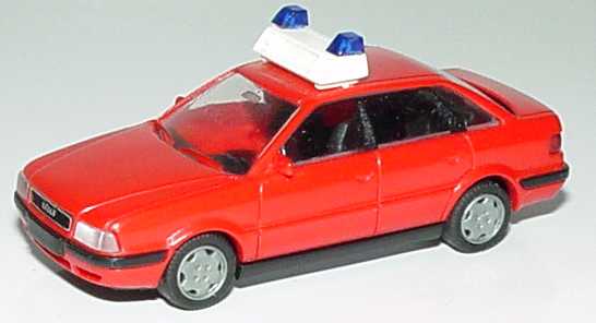 Foto 1:87 Audi 80 Mod. ´92 Feuerwehr rot Rietze