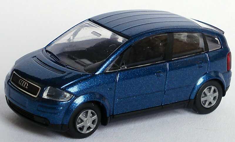 Foto 1:87 Audi A2 blau-met. Rietze 21000