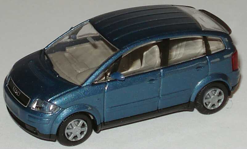 Foto 1:87 Audi A2 petrolblau-met. Rietze 21000