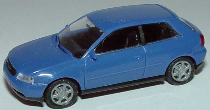 Foto 1:87 Audi A3 3türig blau Rietze 10780