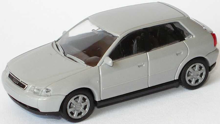 Foto 1:87 Audi A3 4türig silbergrau-met. Rietze 20980