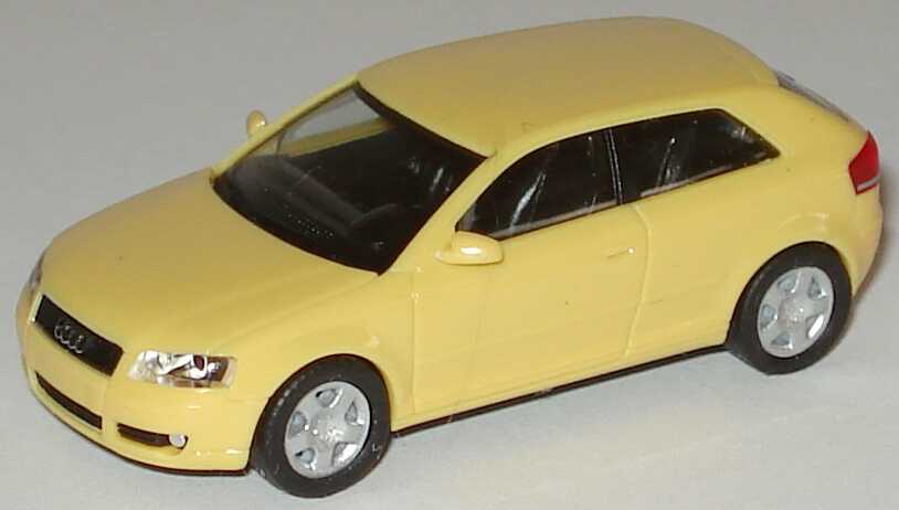 Foto 1:87 Audi A3 Facelift 2003 3türig tucangelb herpa