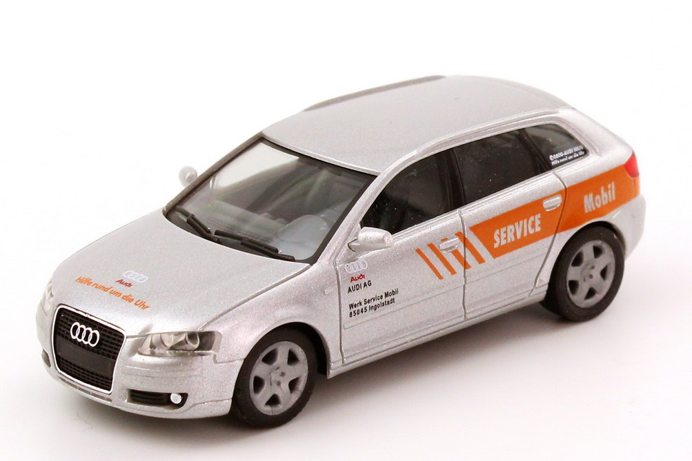 Foto 1:87 Audi A3 Sportback Audi Werk Service Mobil, Ingolstadt herpa 046596