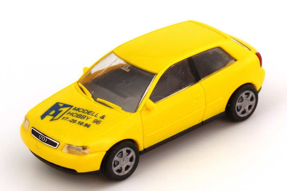 Foto 1:87 Audi A3 (Typ 8L) gelb Modell & Hobby ´96 Rietze