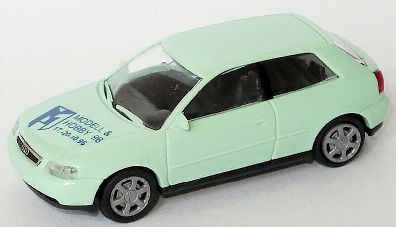 Foto 1:87 Audi A3 mintgrün Modell & Hobby ´96 Rietze